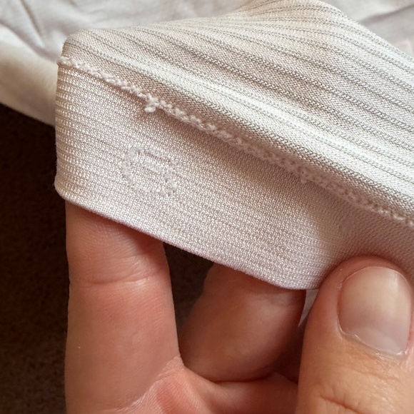 light pink lululemon swiftly tech short sleeve top - Picture 4 of 5